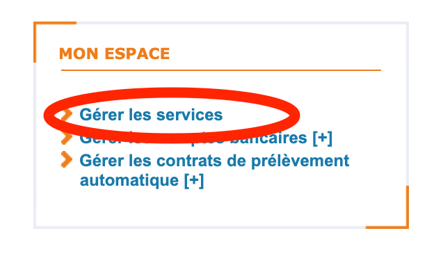 Gérer les services compte professionel impot autoentrepreneur